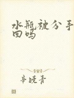 水瓶被分手会挽回吗