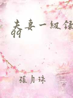 夫妻一级录像片99