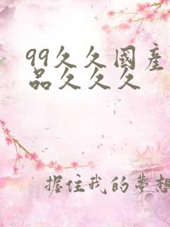 99久久国产精品久久久