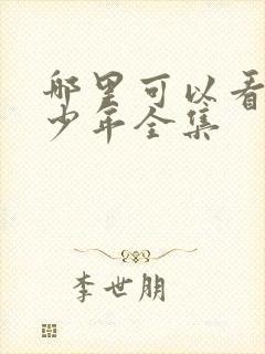 哪里可以看鸣龙少年全集