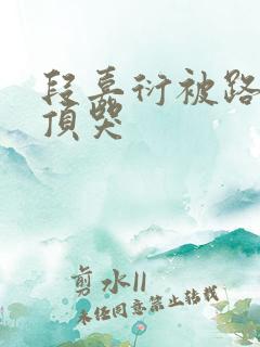 段嘉衍被路星辞顶哭