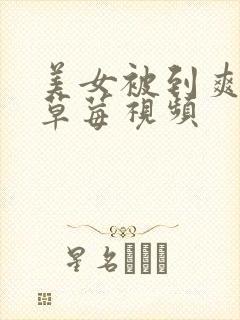 美女被到爽高潮草莓视频