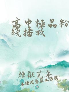 高中极品粉嫩在线播放