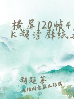 横屏120帧4k超清壁纸无水印