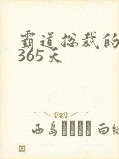 霸道总裁的和我365天