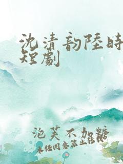 沈清韵陆时宴的短剧