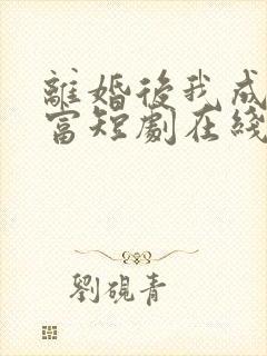 离婚后我成了首富短剧在线观看