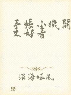 手帐小机关简单又好看