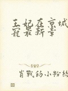 王妃在京城当团宠最新章