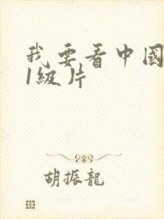 我要看中国黄色1级片
