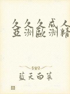 久久久成人综合亚洲欧洲精品