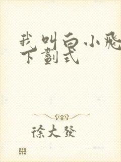 我叫白小飞漫画下划式