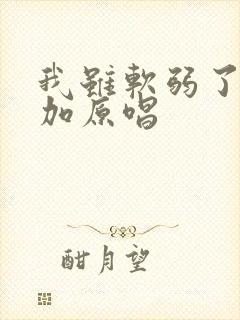 我虽软弱了歌谱加原唱