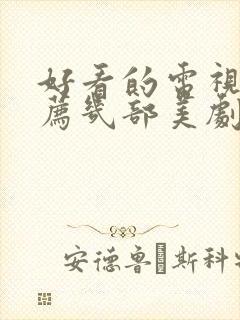 好看的电视剧推荐几部美剧有哪些