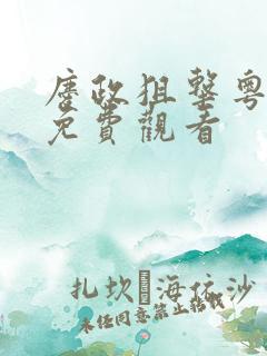 庆政狙击粤语版免费观看