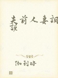 夫前人妻调教小说