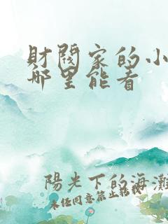 财阀家的小儿子哪里能看