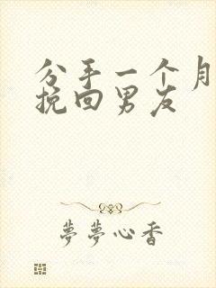 分手一个月如何挽回男友