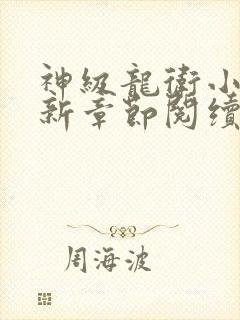 神级龙卫小说最新章节阅续