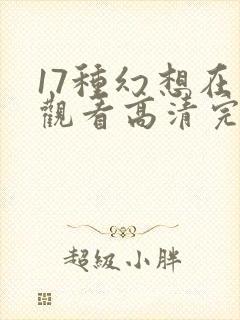 17种幻想在线观看高清完整免费播放