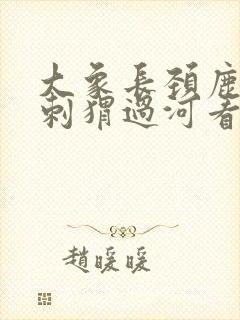 大象长颈鹿兔子刺猬过河看图写话