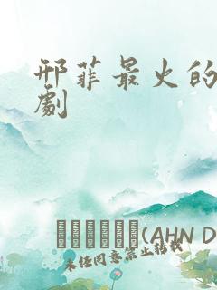 邢菲最火的三部剧