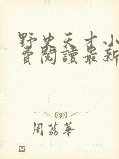 野史天才小说免费阅读最新章节更新