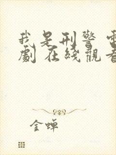 我是刑警 电视剧 在线观看