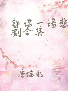 许你一场悲欢短剧合集