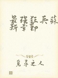 最强狂兵苏锐最新章节