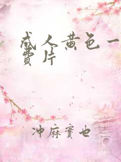 成人黄色一级免费片