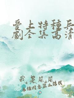 爱上特种兵电视剧全集高清