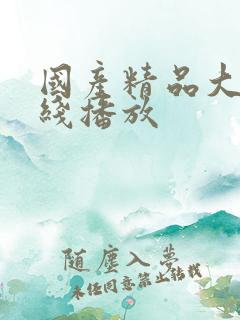 国产精品大胸在线播放