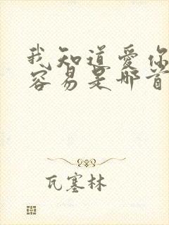 我知道爱你并不容易是哪首歌的歌词