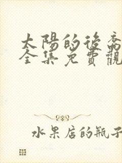 太阳的后裔韩剧全集免费观看