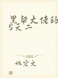 黑帮大佬的365天二