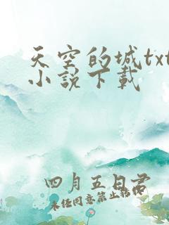 天空的城txt小说下载