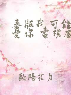 泰版我可能不会爱你 电视剧