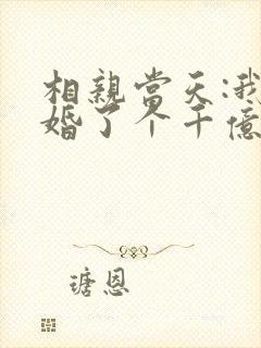 相亲当天:我闪婚了个千亿富翁免费阅读全文