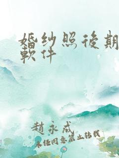 婚纱照后期修图软件