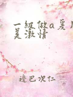一级做a爰片欧美激情