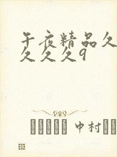 午夜精品久久久久久久9