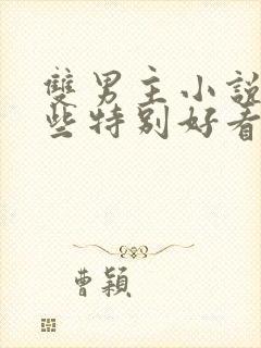 双男主小说有哪些特别好看