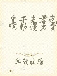 皇子夫君我养你啊动漫免费观看全集