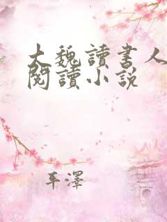 大魏读书人免费阅读小说