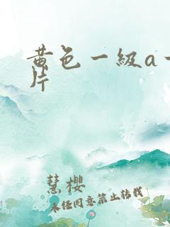 黄色一级a一级片
