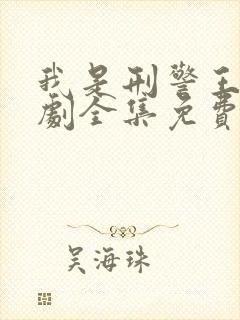 我是刑警王电视剧全集免费观看