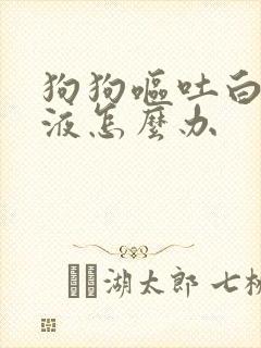 狗狗呕吐白色粘液怎么办