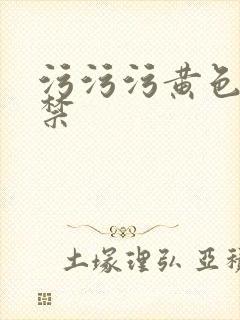 污污污黄色18禁