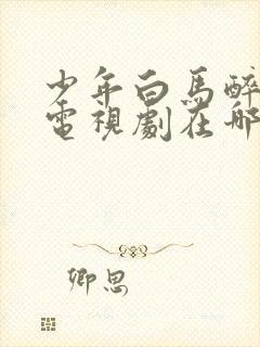 少年白马醉春风电视剧在哪看